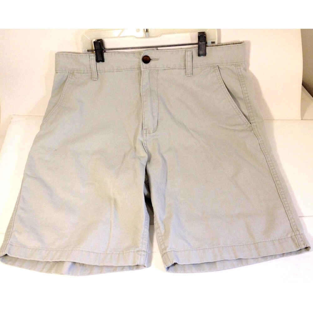 Faded Glory Tan Chino Shorts Mens Tag Size 36 Measured 34